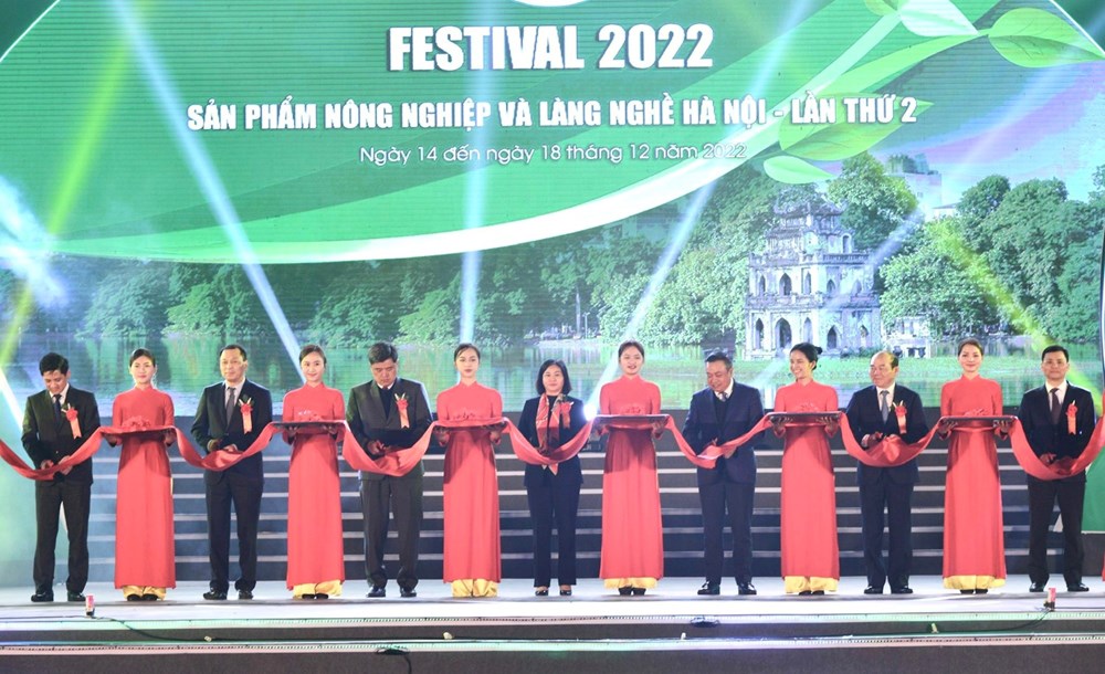 Khai mạc Festival sản phẩm nông nghiệp và làng nghề Hà Nội lần thứ hai năm 2022 - ảnh 1