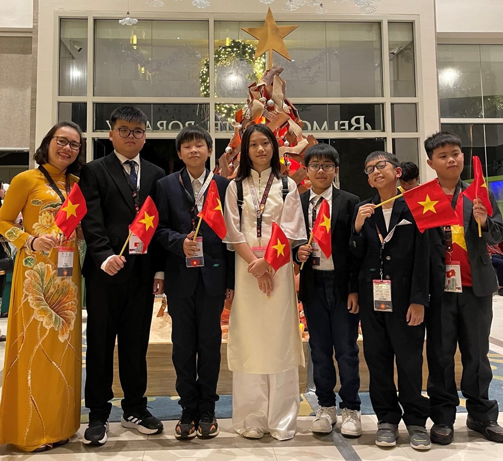 6 học sinh quận Ba Đình đoạt 7 Huy chương tại Olympic Toán và Khoa học quốc tế tại Philippine - ảnh 3