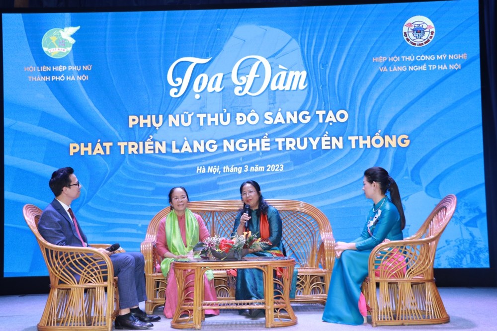 Hội LHPN Hà Nội: Giao lưu, vinh danh nữ nghệ nhân và quảng bá sản phẩm làng nghề truyền thống  - ảnh 7
