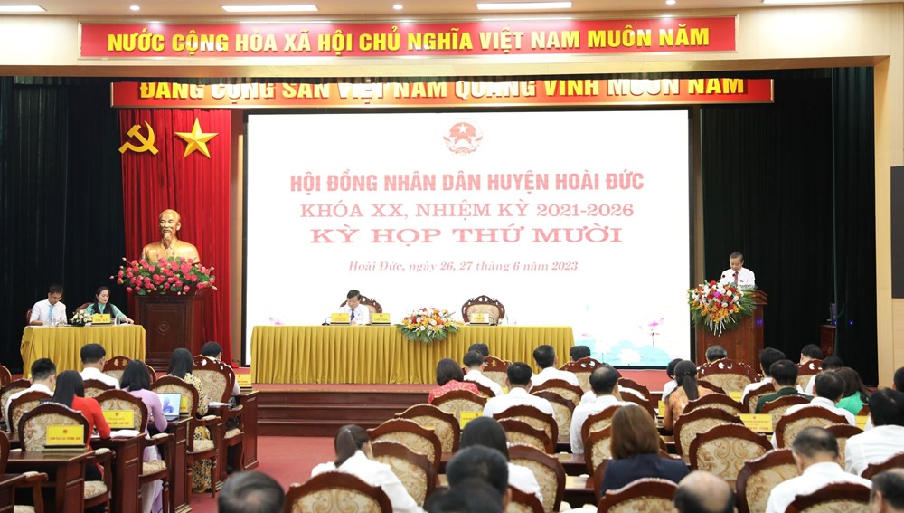 Hoài Đức tiếp tục đẩy mạnh xây dựng huyện thành quận - ảnh 5