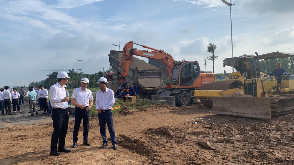 Hoài Đức: Khởi công dự án đường Vành đai 3,5 -dự án trọng điểm của thành phố - ảnh 2