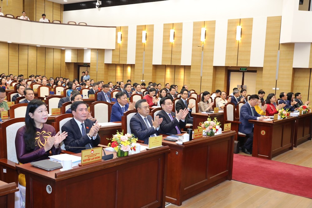 HĐND TP Hà Nội khóa XVI nhiệm kỳ 2021-2026 khai mạc kỳ họp thứ 12 - ảnh 1