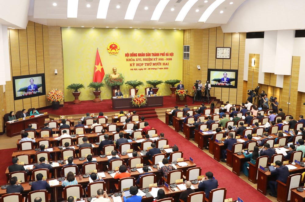 HĐND TP Hà Nội khóa XVI nhiệm kỳ 2021-2026 khai mạc kỳ họp thứ 12 - ảnh 3