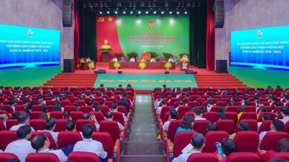 Đại hội đại biểu Hội Nông dân thành phố Hà Nội lần thứ X (nhiệm kỳ 2023 - 2028): Đoàn kết - Trách nhiệm - Sáng tạo - Hợp tác - Phát triển - ảnh 3