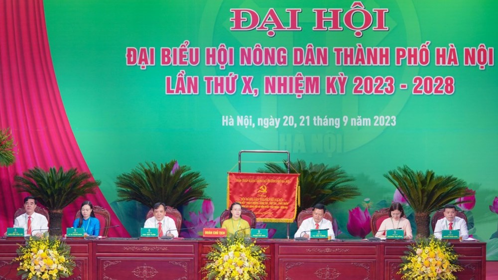 Đại hội đại biểu Hội Nông dân thành phố Hà Nội lần thứ X (nhiệm kỳ 2023 - 2028): Đoàn kết - Trách nhiệm - Sáng tạo - Hợp tác - Phát triển - ảnh 2