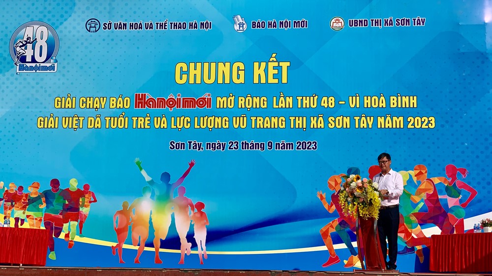 Sơn Tây: 345 vận động viên tham gia Chung kết giải chạy Báo Hà Nội mới mở rộng lần thứ 48  - ảnh 2