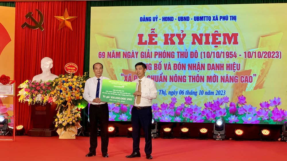 Xã Phú Thị (Gia Lâm) đón nhận danh hiệu đạt chuẩn Nông thôn mới nâng cao - ảnh 6