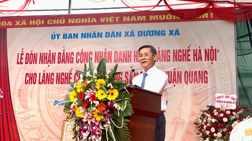 Đón nhận Bằng công nhận Làng nghề chế biến nông sản thôn Thuận Quang - ảnh 7