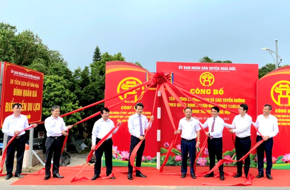 Hà Nội: Công bố quyết định tên đường Lý Phục Man và 17 tuyến đường  - ảnh 1