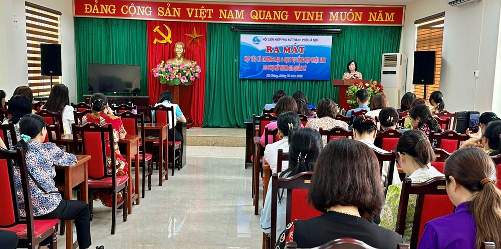 Ra mắt HTX thương mại và dịch vụ tổng hợp Nhật Anh do phụ nữ tham gia quản lý - ảnh 2