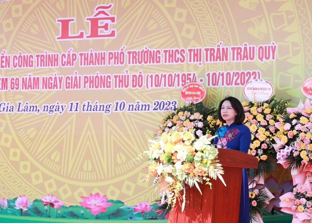 Phó Bí thư Thường trực Thành uỷ Nguyễn Thị Tuyến dự khánh thành công trình cấp Thành phố  - ảnh 4