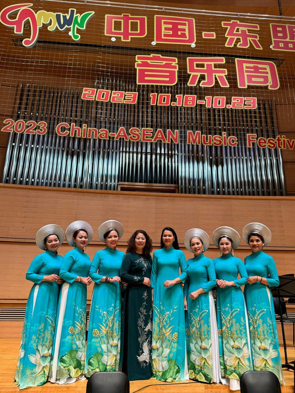 Dàn nhạc Dân tộc Việt Nam biểu diễn 9  tác phẩm tại Festival Âm nhạc Trung Quốc - ASEAN 2023 - ảnh 4