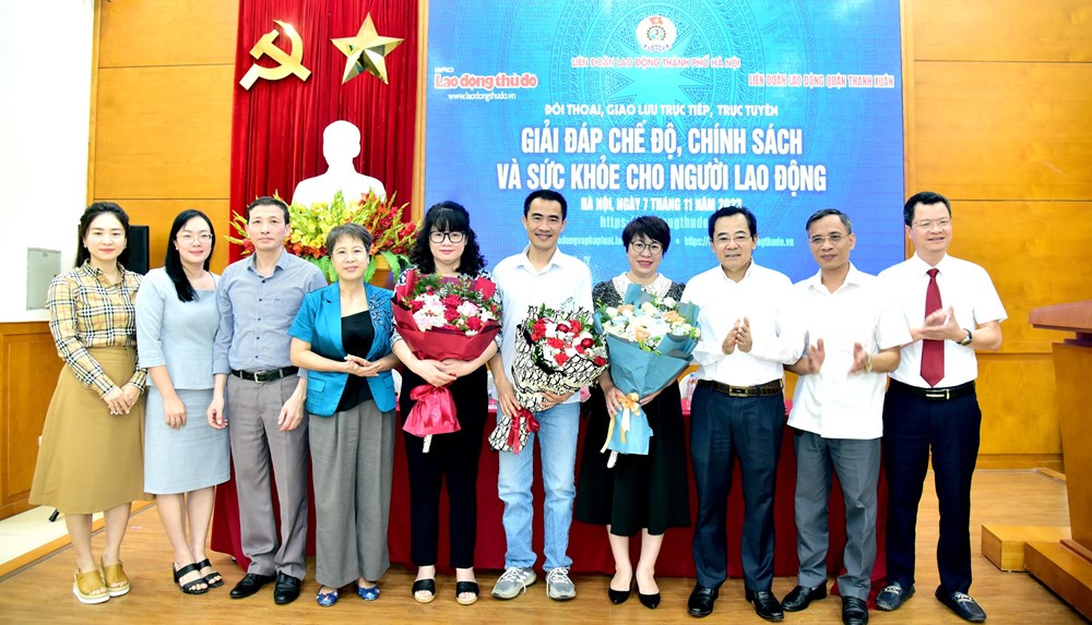 Giải đáp chế độ, chính sách và sức khỏe cho 200 người lao động quận Thanh Xuân - ảnh 7