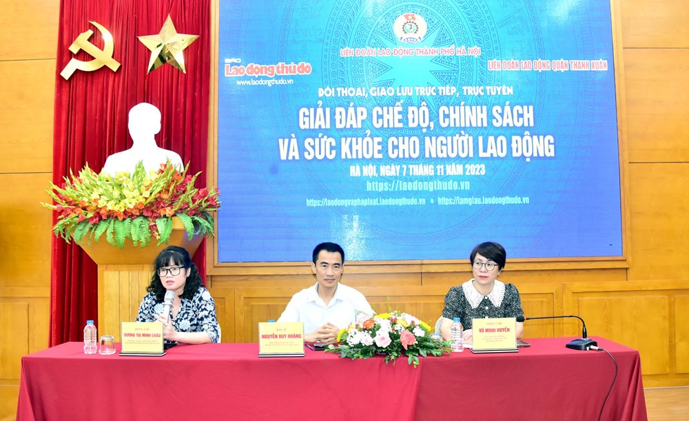Giải đáp chế độ, chính sách và sức khỏe cho 200 người lao động quận Thanh Xuân - ảnh 4
