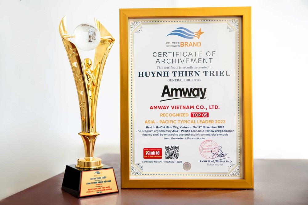Amway Việt Nam lập cú đúp giải thưởng về thương hiệu và nhà lãnh đạo tiêu biểu châu Á - ảnh 2