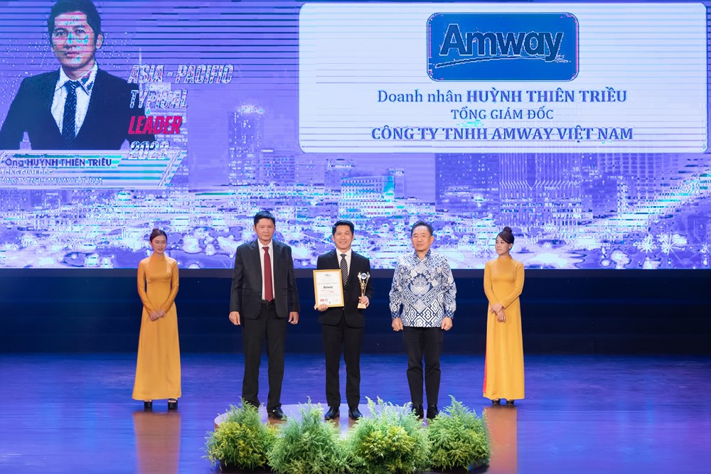 Amway Việt Nam lập cú đúp giải thưởng về thương hiệu và nhà lãnh đạo tiêu biểu châu Á - ảnh 1
