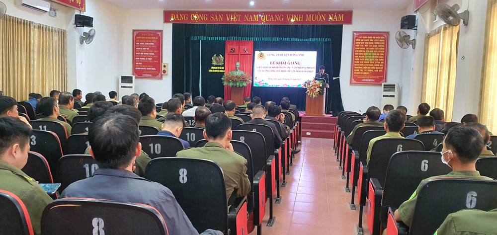 Đông Anh: Bồi dưỡng nghiệp vụ cho Công an xã bán chuyên trách - ảnh 3