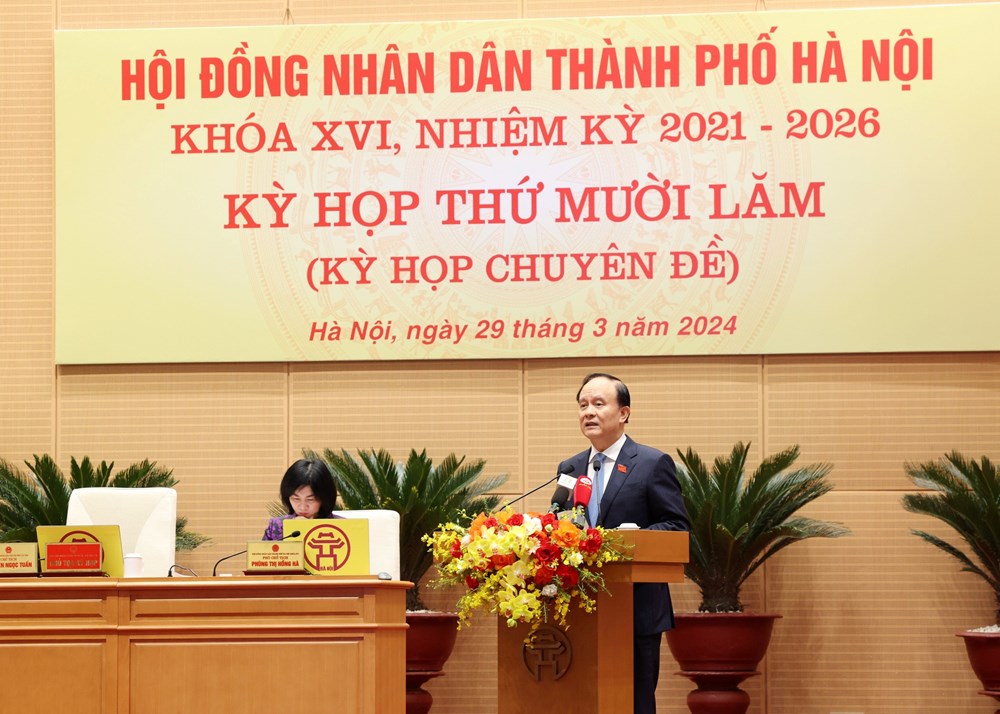 HĐND Thành phố Hà Nội khai mạc Kỳ họp chuyên đề, xem xét 17 nội dung quan trọng - ảnh 2