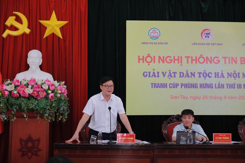 Từ ngày 2-6/5, diễn ra Giải vật dân tộc Hà Nội mở rộng, tranh cúp Phùng Hưng lần thứ III năm 2024 - ảnh 4