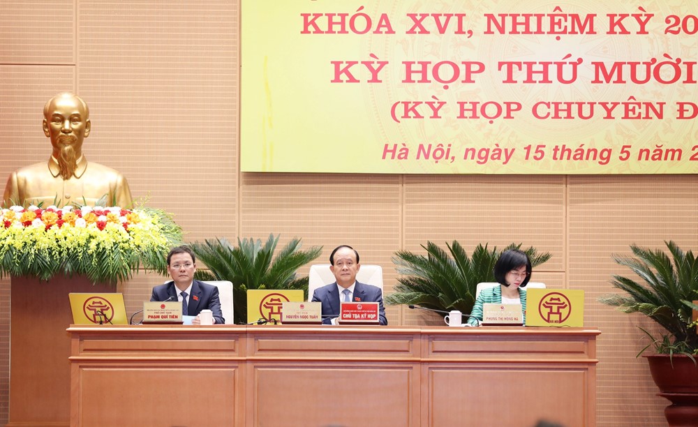 HĐND thành phố Hà Nội thông qua nghị quyết sắp xếp đơn vị hành chính - ảnh 2