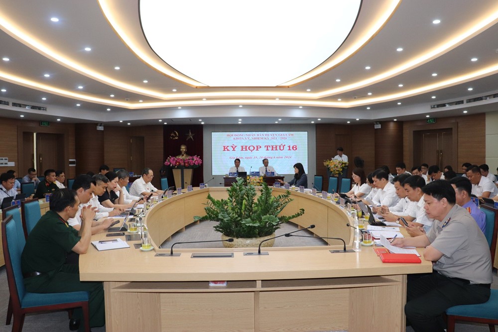 HĐND huyện Gia Lâm xem xét thông qua 31 nội dung quan trọng - ảnh 1