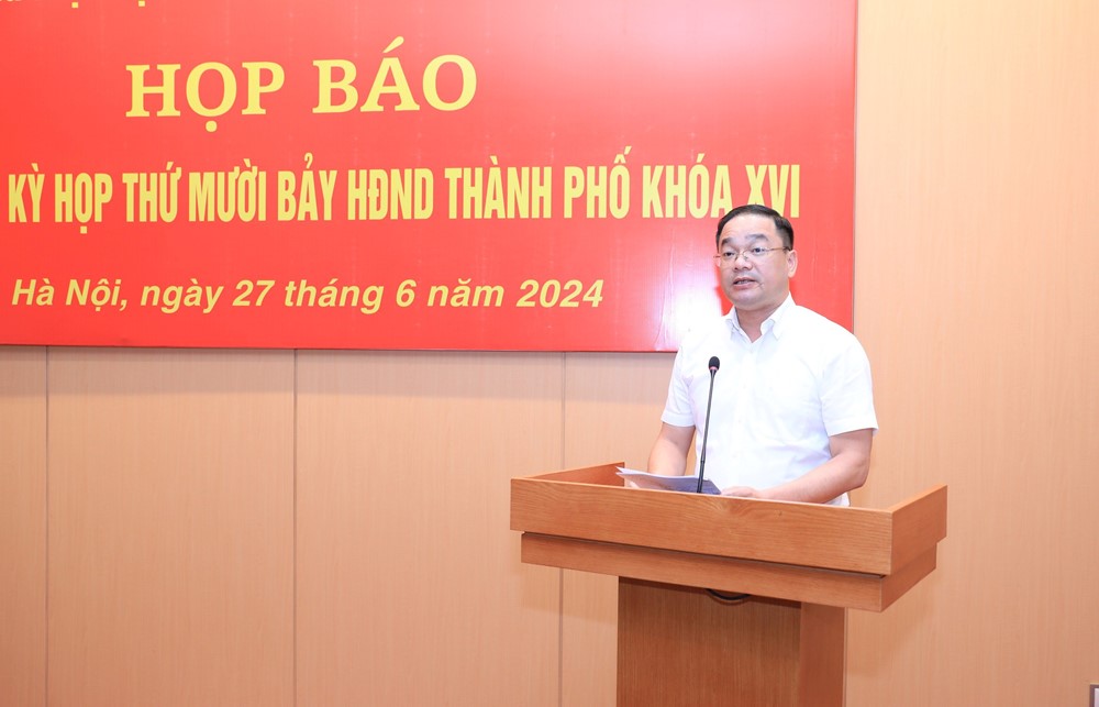 Kỳ họp thứ 17, HĐND thành phố Hà Nội sẽ xem xét thông qua 42 nội dung - ảnh 1