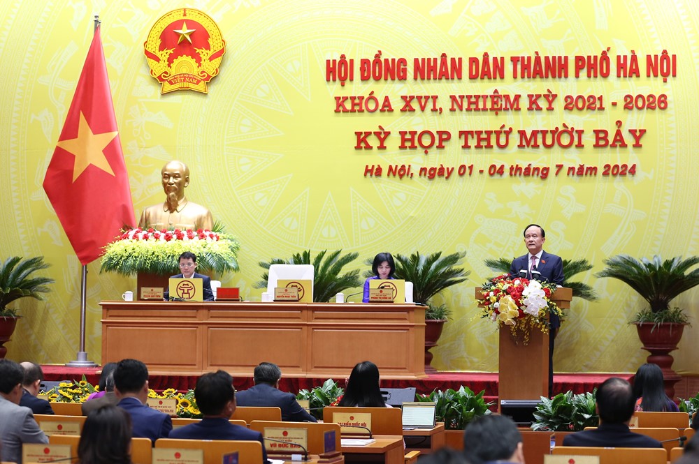 Khai mạc kỳ họp thứ 17, HĐND thành phố Hà Nội khoá XVI: Dự kiến xem xét 17 báo cáo, thông qua 22 Nghị quyết - ảnh 3