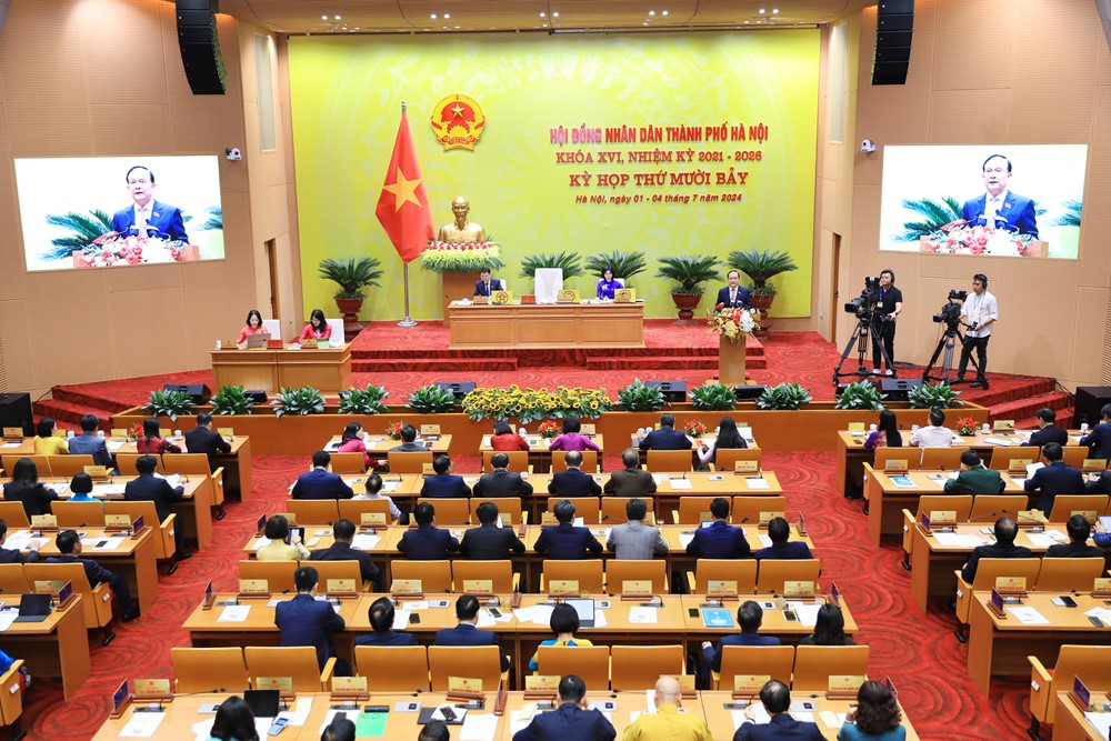 Khai mạc kỳ họp thứ 17, HĐND thành phố Hà Nội khoá XVI: Dự kiến xem xét 17 báo cáo, thông qua 22 Nghị quyết - ảnh 5