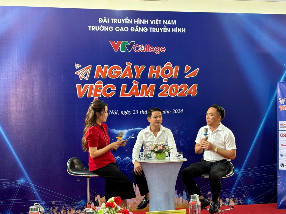 Ngày hội việc làm VTV College năm 2024 thu hút gần 500 sinh viên - ảnh 5