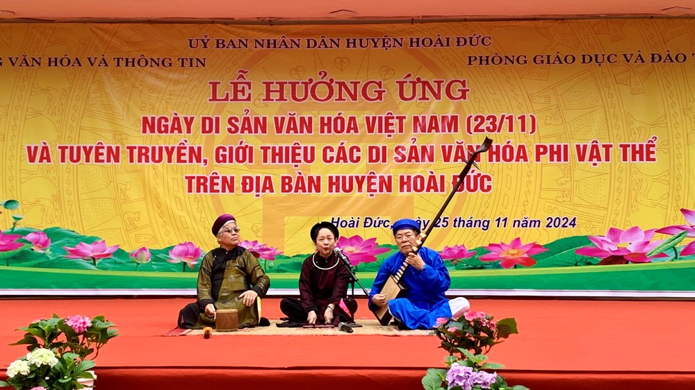 Hoài Đức: Chung tay trao truyền, tiếp nối dòng chảy di sản - ảnh 4