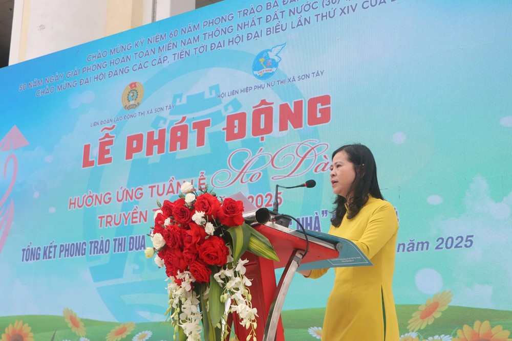 Sơn Tây: Hàng nghìn người tham gia hưởng ứng “Tuần lễ Áo dài” năm 2025 - ảnh 4