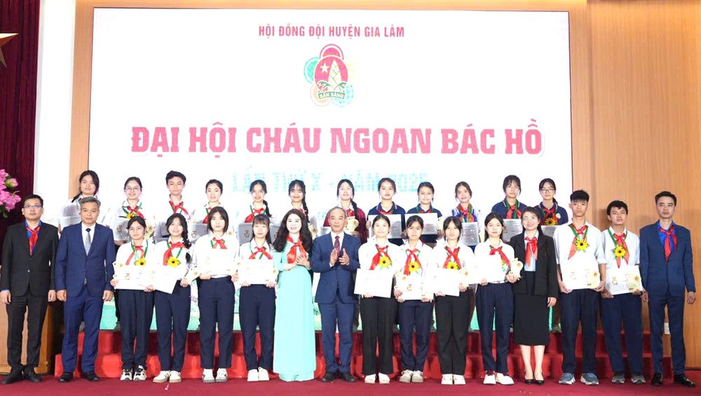 Đại hội “Cháu ngoan Bác Hồ” huyện Gia Lâm: Tuyên dương nhiều thiếu nhi xuất sắc - ảnh 7