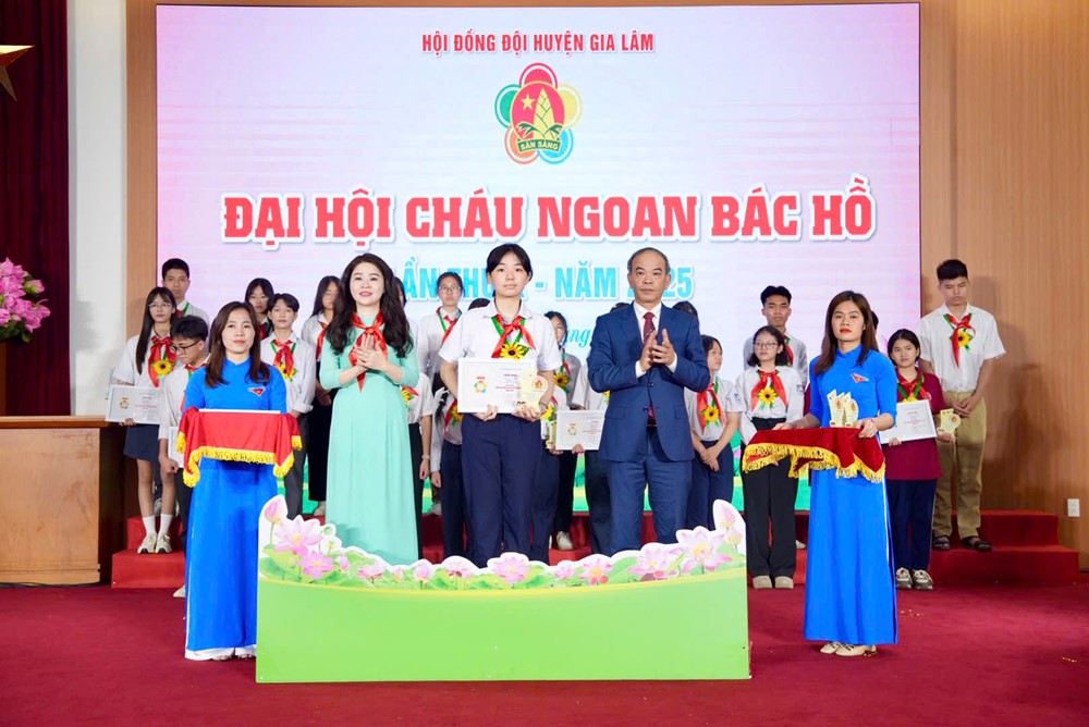 Đại hội “Cháu ngoan Bác Hồ” huyện Gia Lâm: Tuyên dương nhiều thiếu nhi xuất sắc - ảnh 5