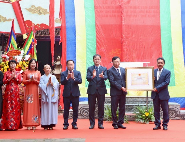 Công bố Lễ hội đền Hai Bà Trưng là di sản văn hóa phi vật thể quốc gia - ảnh 4