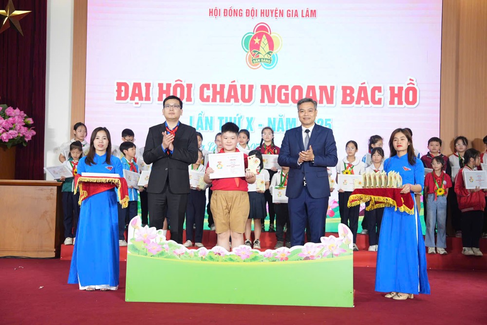 Đại hội “Cháu ngoan Bác Hồ” huyện Gia Lâm: Tuyên dương nhiều thiếu nhi xuất sắc - ảnh 6