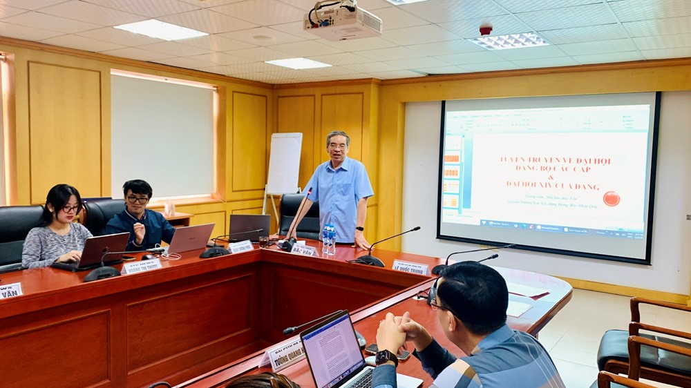 Bồi dưỡng nghiệp vụ thông tin, tuyên truyền về Đại hội Đảng bộ các cấp, Đại hội XIV của Đảng - ảnh 2