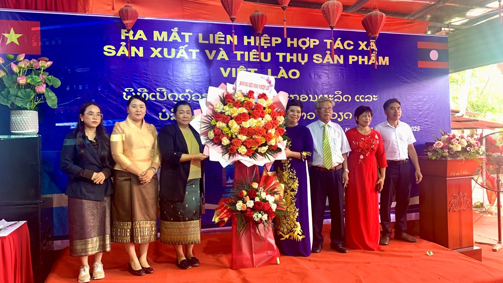 Ra mắt Liên hiệp HTX sản xuất và tiêu thụ sản phẩm Việt - Lào - ảnh 6