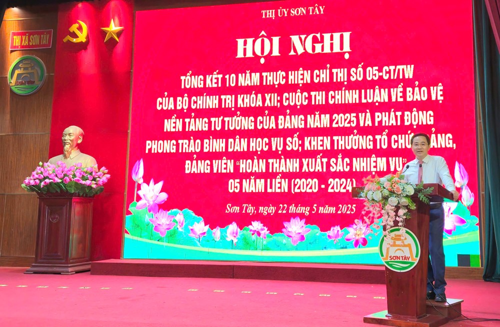 Sơn Tây phát động phong trào và ra mắt nền tảng “Bình dân học vụ số” - ảnh 2