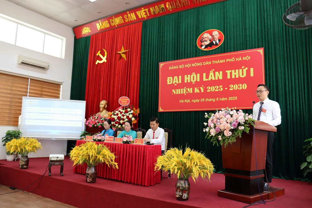 Đại hội lần thứ I, Đảng bộ Hội Nông dân thành phố Hà Nội thành công tốt đẹp - ảnh 3
