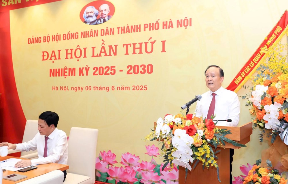 Đại hội lần thứ 1 Đảng bộ HĐND thành phố Hà Nội thành công tốt đẹp - ảnh 1