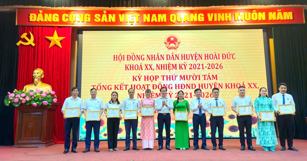 HĐND huyện Hoài Đức tổng kết hoạt động nhiệm kỳ 2021-2026 - ảnh 8