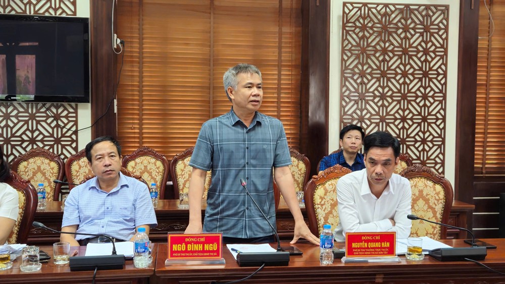 Sơn Tây: Nhiều kiến nghị về cơ sở vật chất, trụ sở, cán bộ để vận hành chính quyền xã mới - ảnh 3
