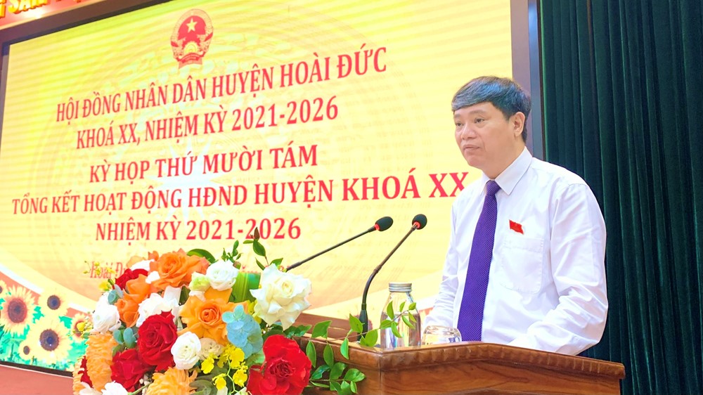 HĐND huyện Hoài Đức tổng kết hoạt động nhiệm kỳ 2021-2026 - ảnh 2