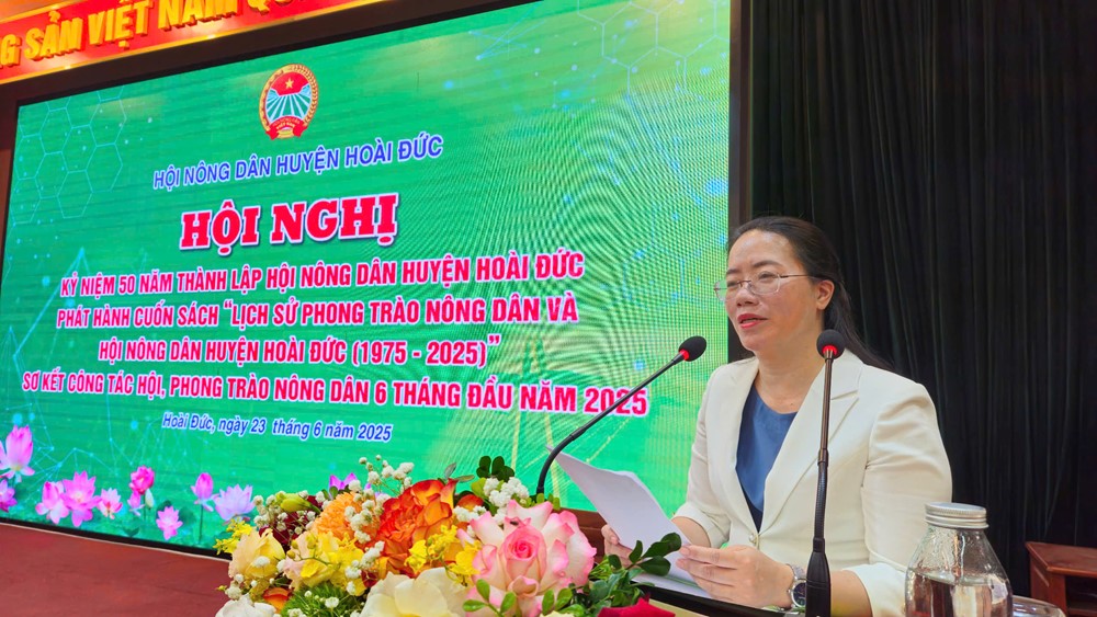 50 năm, Hội Nông dân huyện Hoài Đức đã phát triển 15.000 hội viên - ảnh 9