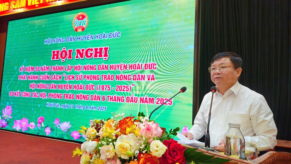 50 năm, Hội Nông dân huyện Hoài Đức đã phát triển 15.000 hội viên - ảnh 10