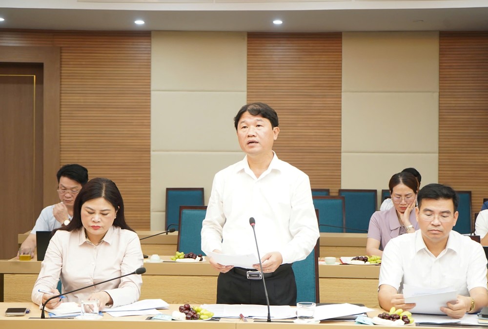 Tổ công tác số 5 TP Hà Nội làm việc với huyện Gia Lâm chuẩn bị vận hành mô hình chính quyền địa phương 2 cấp - ảnh 1