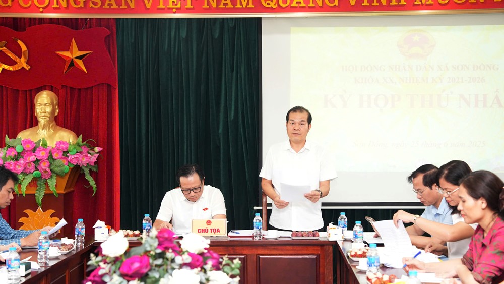 HĐND xã Sơn Đồng mới vận hành thử nghiệm, dự kiến nhân sự Thường trực HĐND xã Sơn Đồng - ảnh 2