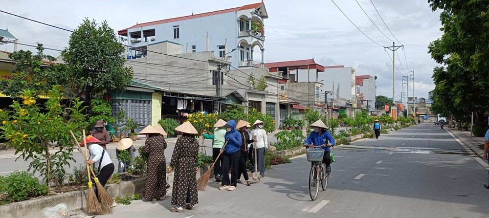 Phụ nữ xã Hương Sơn thiết thực chào mừng chính quyền địa phương 2 cấp  - ảnh 6