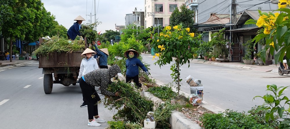 Phụ nữ xã Hương Sơn thiết thực chào mừng chính quyền địa phương 2 cấp  - ảnh 1