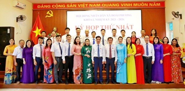 HĐND xã Đoài Phương: Sau kỳ họp thứ nhất, bắt tay ngay vào các công việc - ảnh 4